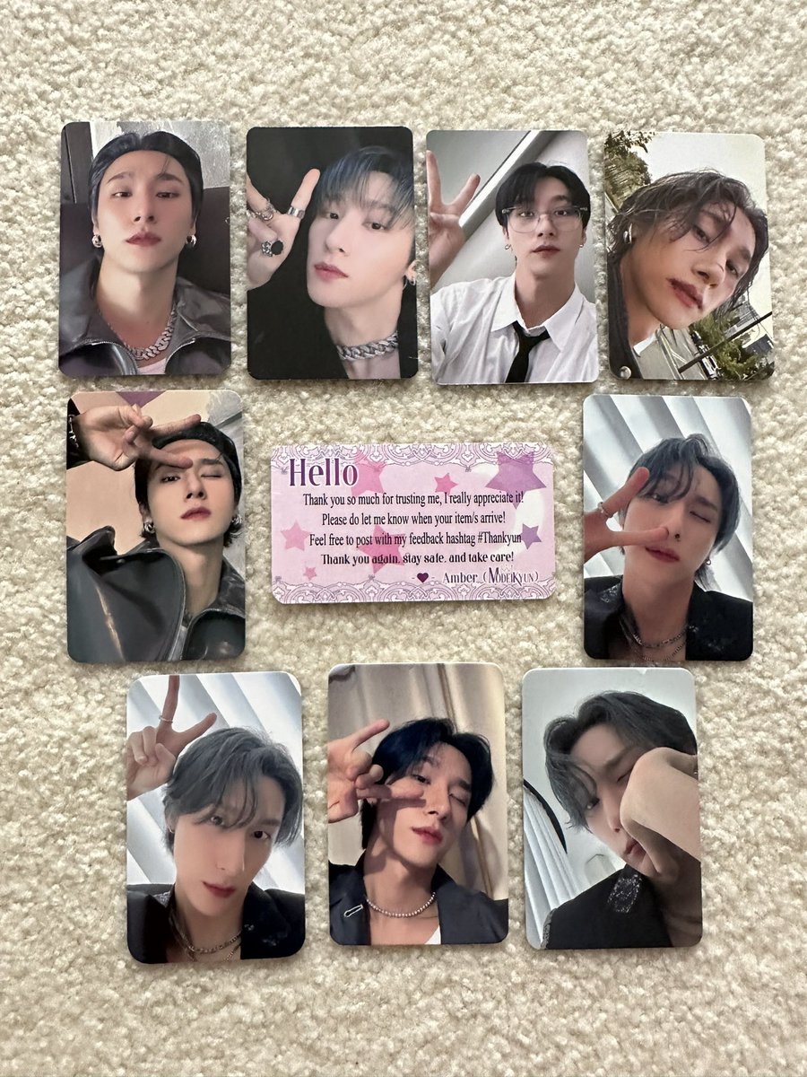_darthwa's tweet photo. #thankyun so much @modeikyun for the giveway! thank you for your generosity 💜 https://t.co/va4tCELR13