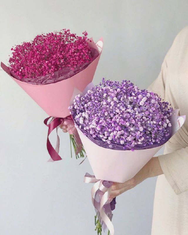 baby's breath bouquets 💜