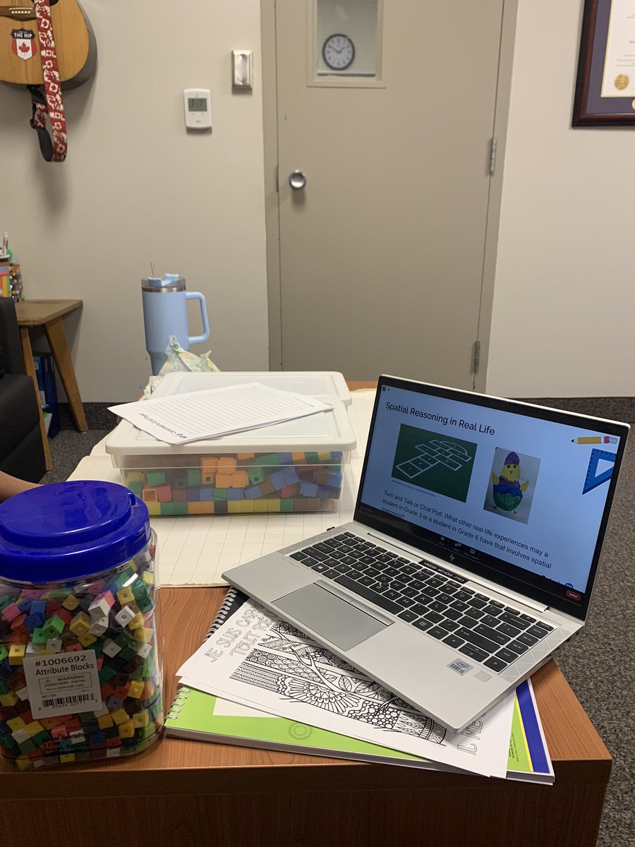 Looking forward to working with our Grade 6 teachers and supporting students’ spatial reasoning/awareness in math! <a href="/TVDSBmath/">TVDSBmath</a> <a href="/TVDSB/">Thames Valley DSB</a>