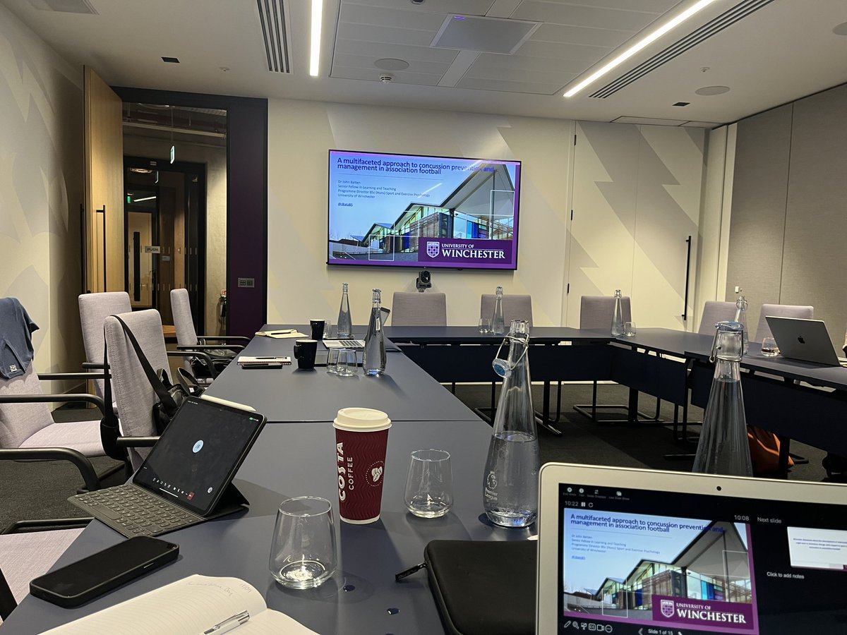 It was great to talk about concussion prevention and management at the Brain Health Culture Day organised by <a href="/adamjohnwhite/">Adam J White</a> <a href="/PFA/">PFA</a> yesterday. Thank you to the Premier League for hosting us too <a href="/UoWSportPsych/">UoW: Sport and Exercise Psychology</a> <a href="/UoWSport/">UoW Department Of Sport, Exercise & Health</a>