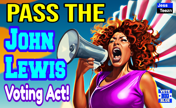 #RESTOREtheVRA its time we pass the John Lewis Voting Act. #BogusSCOTUS broke our Voting Rights then MagaRepublicans have passed countless laws against Voting! #VoteBIGblue