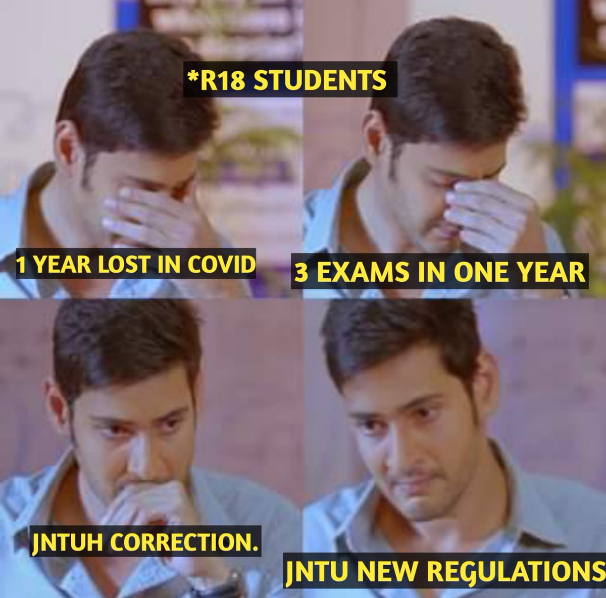 Vinitha44684272's tweet photo. @JNTUH_R18 So many students are facing #Jntuhsubject exemption please respond our tweets and solve our problems we are suffering alot😔 @KTRBRS @BrsSabithaIndra @BRSparty @DrTamilisaiGuv @VenkatBalmoor @TV9Telugu @ABVPTelangana https://t.co/wa5LlCqrwg
