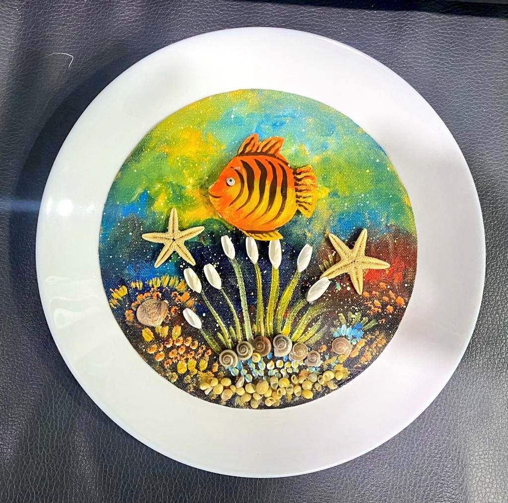 tgmepma's tweet image. #KnowYourSHG-A product a day🛒 
#ShellCrafts

Turning ocean&apos;s treasures into ornate home decor 🌊🐚 , wall plates, flower arrangements &amp;amp; more by Manikonda #SHG women.

For orders📞 call or watsapp 📲 Satya jyothi, 7989828377

@arvindkumar_ias @KTRBRS

#Vocal4Local
#handmade