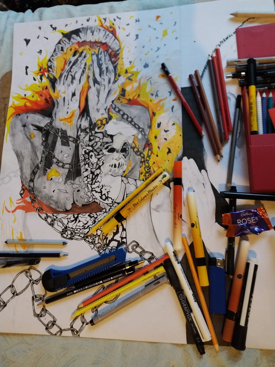It's a tad of a blurry photo working on something new and big and it's wow.