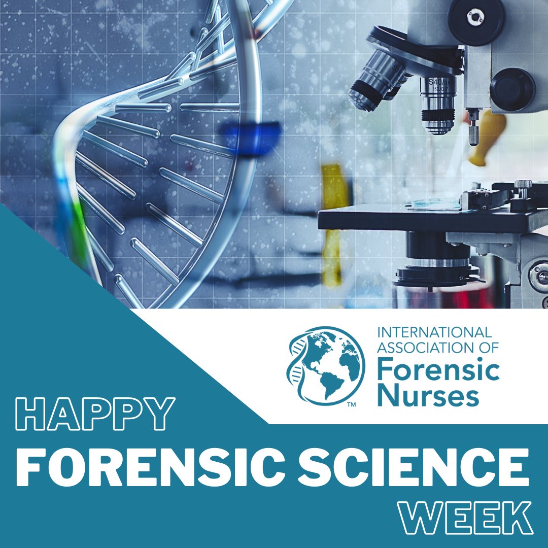 ForensicNurses's tweet photo. Thanks to all the dedicated forensic science professionals who work tirelessly in pursuit of justice and public safety!

Find out more below:
https://t.co/xPXGsfAdMW

#IAFN #NationalForensicScienceWeek #ForensicNurses https://t.co/FsSh6tH0Db