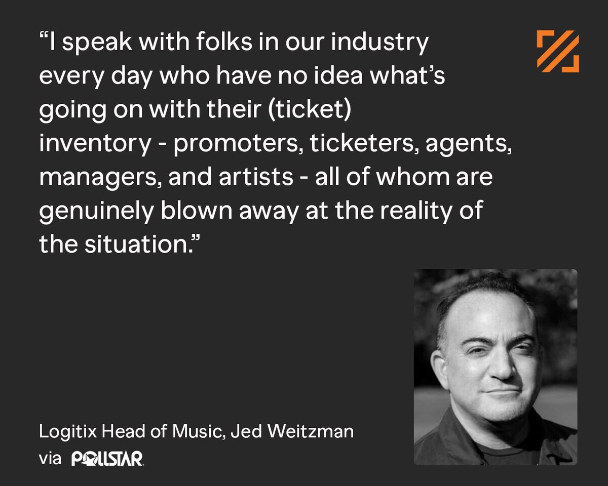 LogitixInsights's tweet photo. ICYMI, @Pollstar invited Logitix head of music @jedweitzman to contribute a guest article, which has now earned over 150,000 readers and counting. 

https://t.co/vVFbFGbo8b https://t.co/wxHW8bqMXW