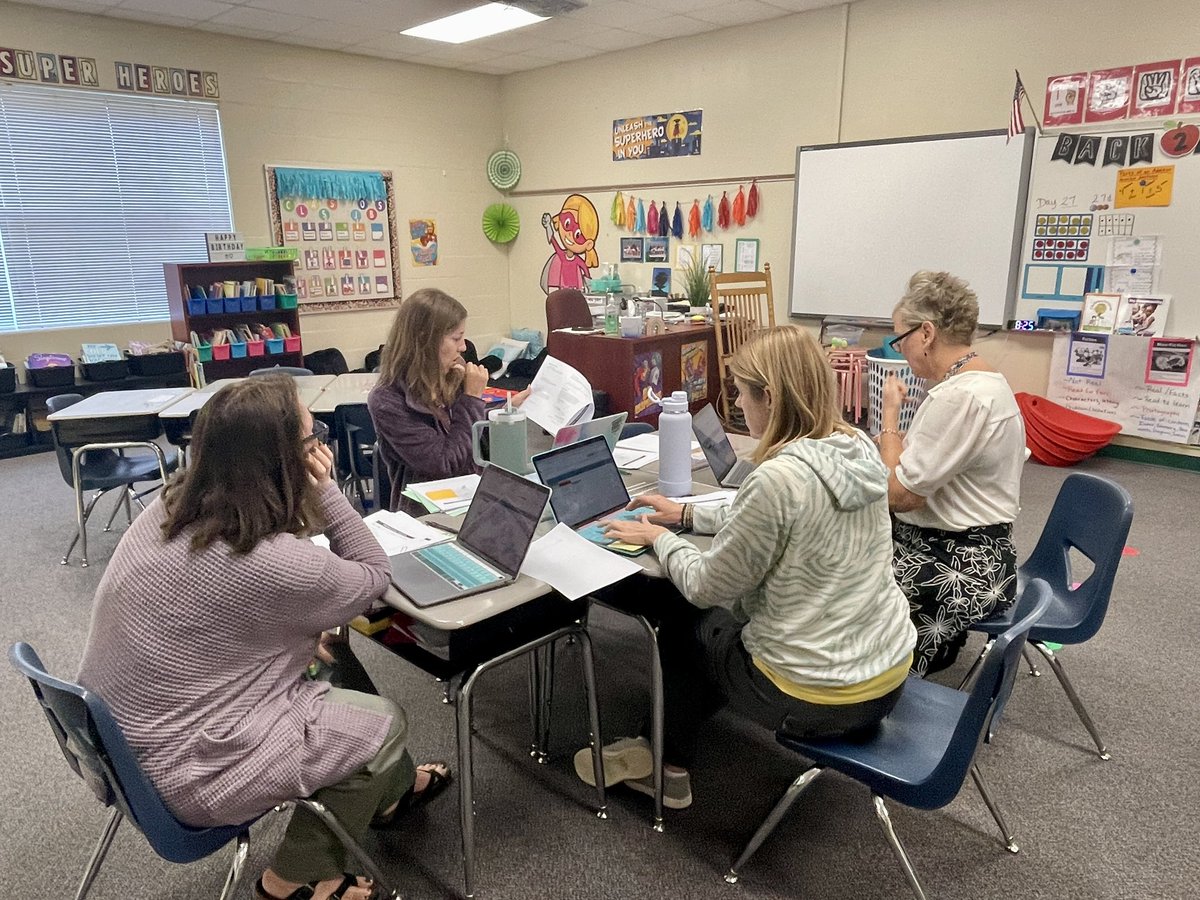 jebuskey's tweet photo. 1st grade Data Dig this morning! A lot of collaboration and analyzing of student data happening!Thank you for all that you do for our students!!#unlockingthemagic @johannajparker @CabCoSchools https://t.co/HVXh89xYQy