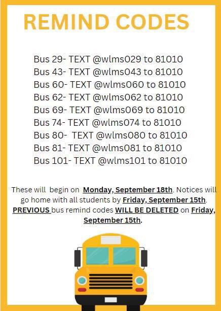 🗣Remember to sign up for the Bus Remind to stay informed about bus changes and updates! 💙💛🦁#WestIsBest