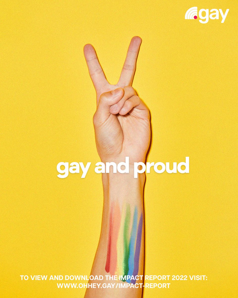 Today <a href="/dotgay/">.gay</a> unveiled its third annual Impact Report! Shining a spotlight on the domain extension's innovative community-driven initiatives &amp; pioneering efforts to foster a more inclusive digital space, throughout 2022. 

For more visit ohhey.gay/impact-report

<a href="/GoDaddyRegistry/">GoDaddy Registry</a>