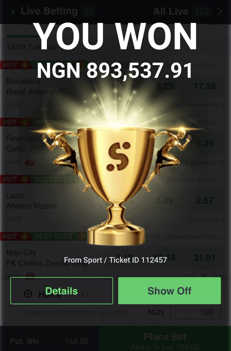 893k livebet bang‼️ Thank You God🔥
Only thing you need to do is Retweet &amp; Drop aza for 93k🔥🔥🔥 Make I cook another one asap