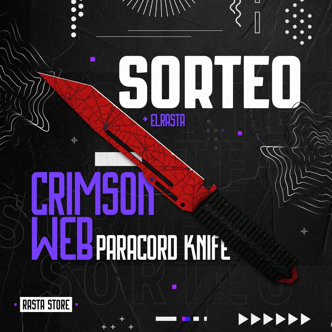💥 SORTEO PARACORD CRIMSON WEB 💥

★ REQUISITOS:
📌 Me gusta y RT 🔁
📌 Seguirnos <a href="/RastaStoreCSGO/">Rasta Store</a> 
📌 Etiquetá a un amigo (más comentarios, más chances)
🍀 Sumá chances completando tareas acá: 
gleam.io/eoU6F/sorteo-p…

📅 Sorteo el 30/09
