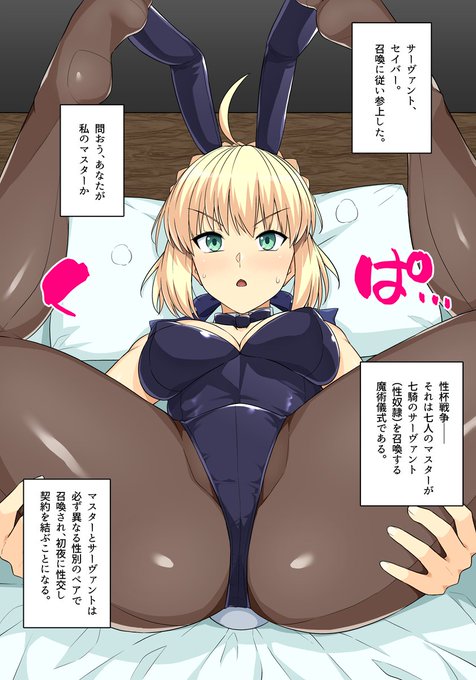 性杯戦争にやってきたセイバー 