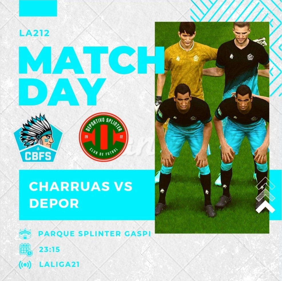 Charruas_BFS's tweet photo. #JuegaElCacique 🩵🤍
🆚️ @depSplin
🏟️ Parque Splinter Gaspi
⌚ 23:15
🏆 Fecha 11 #LaLiga212
📺 https://t.co/id0CNpM6Kh
#ElCacique #ArcoYFlecha https://t.co/Diz9H0Boau