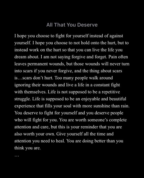 Don’t forget how special you are. I cried reading this page this morning but it was healing. I’m sending