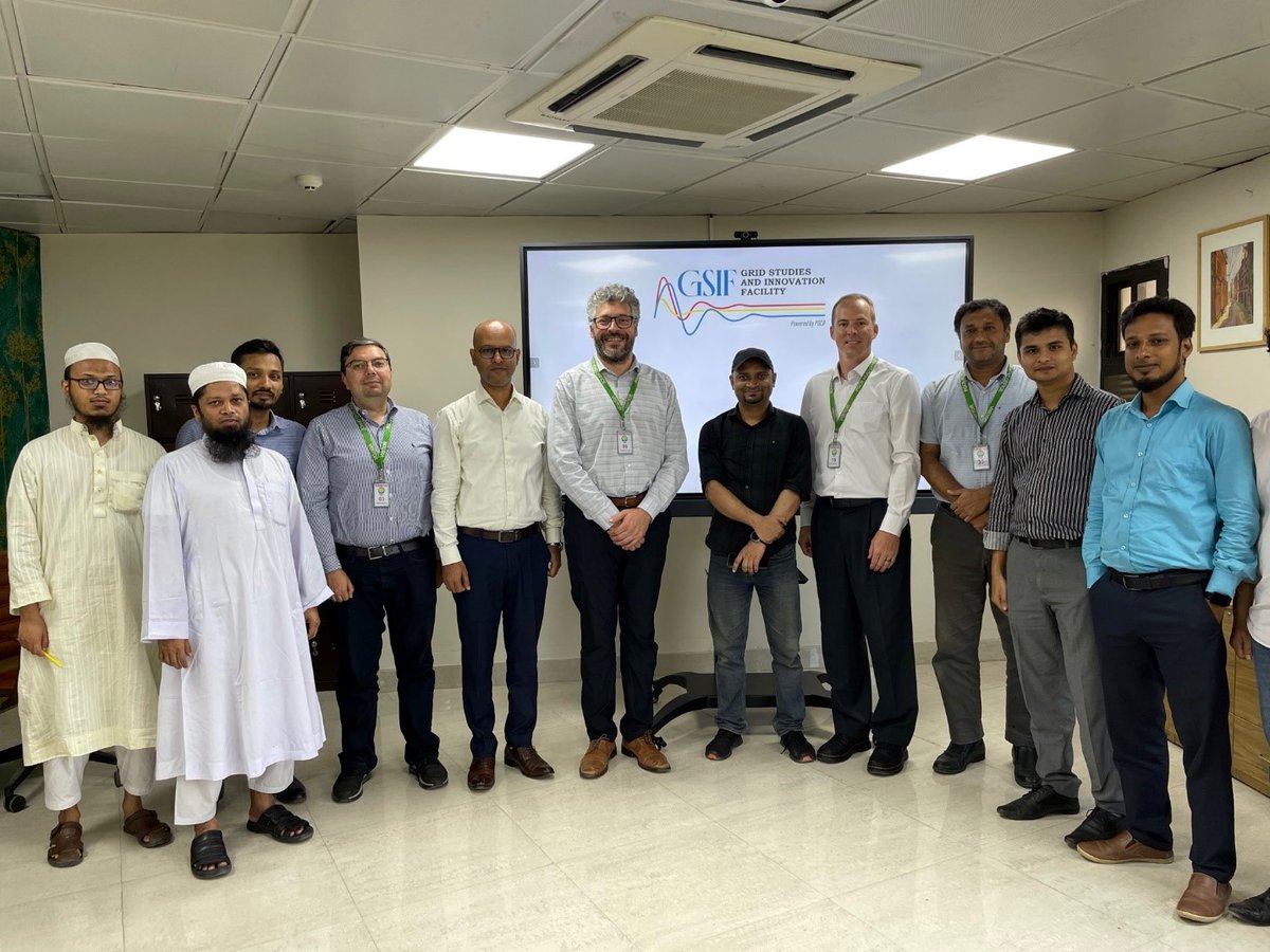 EnergyAtState's tweet photo. ENR’s Power Sector Program partner @PNNLab held a 2-day workshop in Dhaka with the Power Grid Company of Bangladesh. PNNL's trainings on Power Plant Model Validation and Cybersecurity will advance Bangladesh's #CleanEnergy goals, in support of #CleanEDGEAsia. @usembassydhaka https://t.co/SG7B9Bkg1d