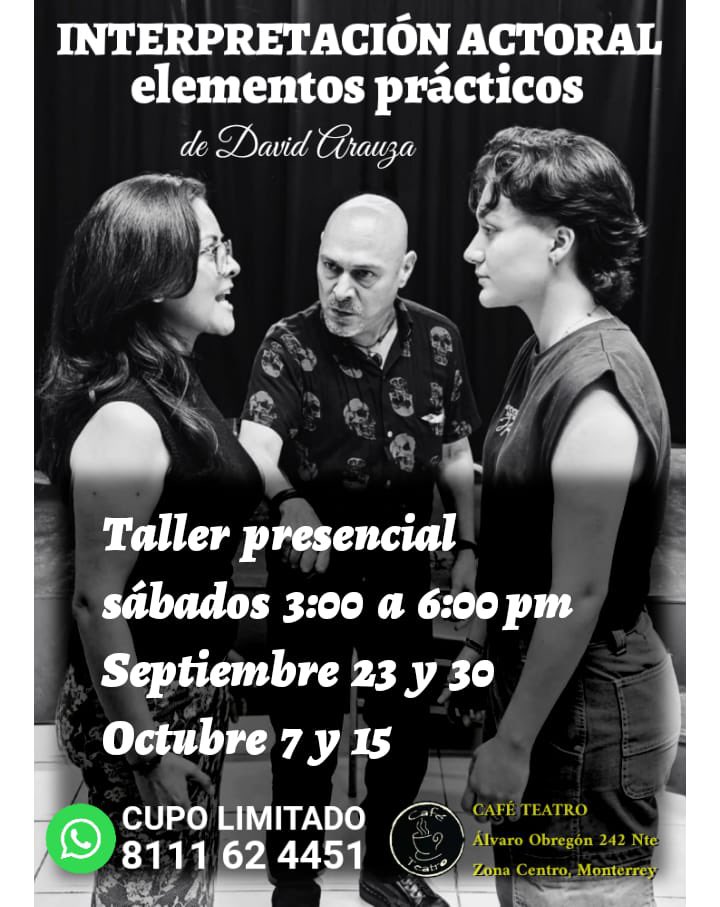 davidarauza's tweet photo. Ya iniciamos inscripciones, separa tu lugar! #actinglife #tallerdeactuacion #superacion #mtycity https://t.co/772C8YSOau