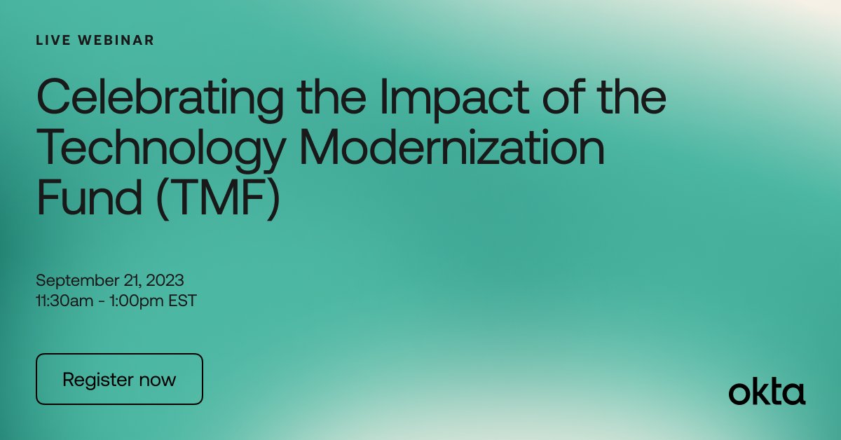 Join us for a webinar with @4DigInnovation! Discover how the Technology Modernization Fund is transforming legacy IT, bolstering cybersecurity, and improving digital services for citizens. Register here 🎟️ bit.ly/3ZliJJM