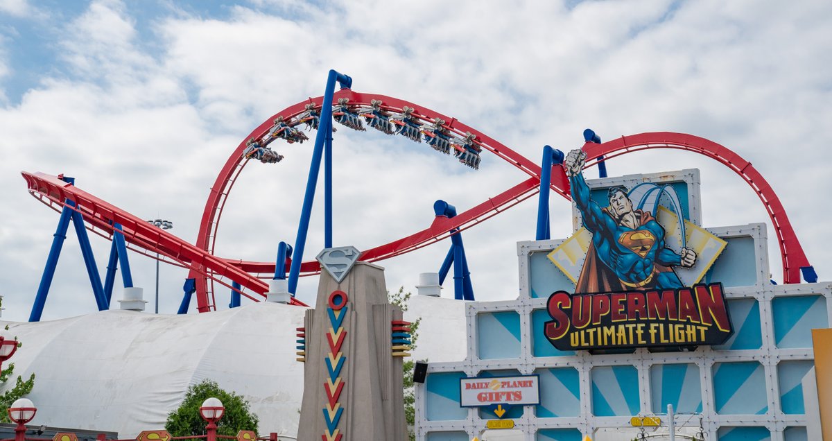 SFGrAdventure's tweet photo. Superman >> 🎢 https://t.co/gG7zKXIJ8w