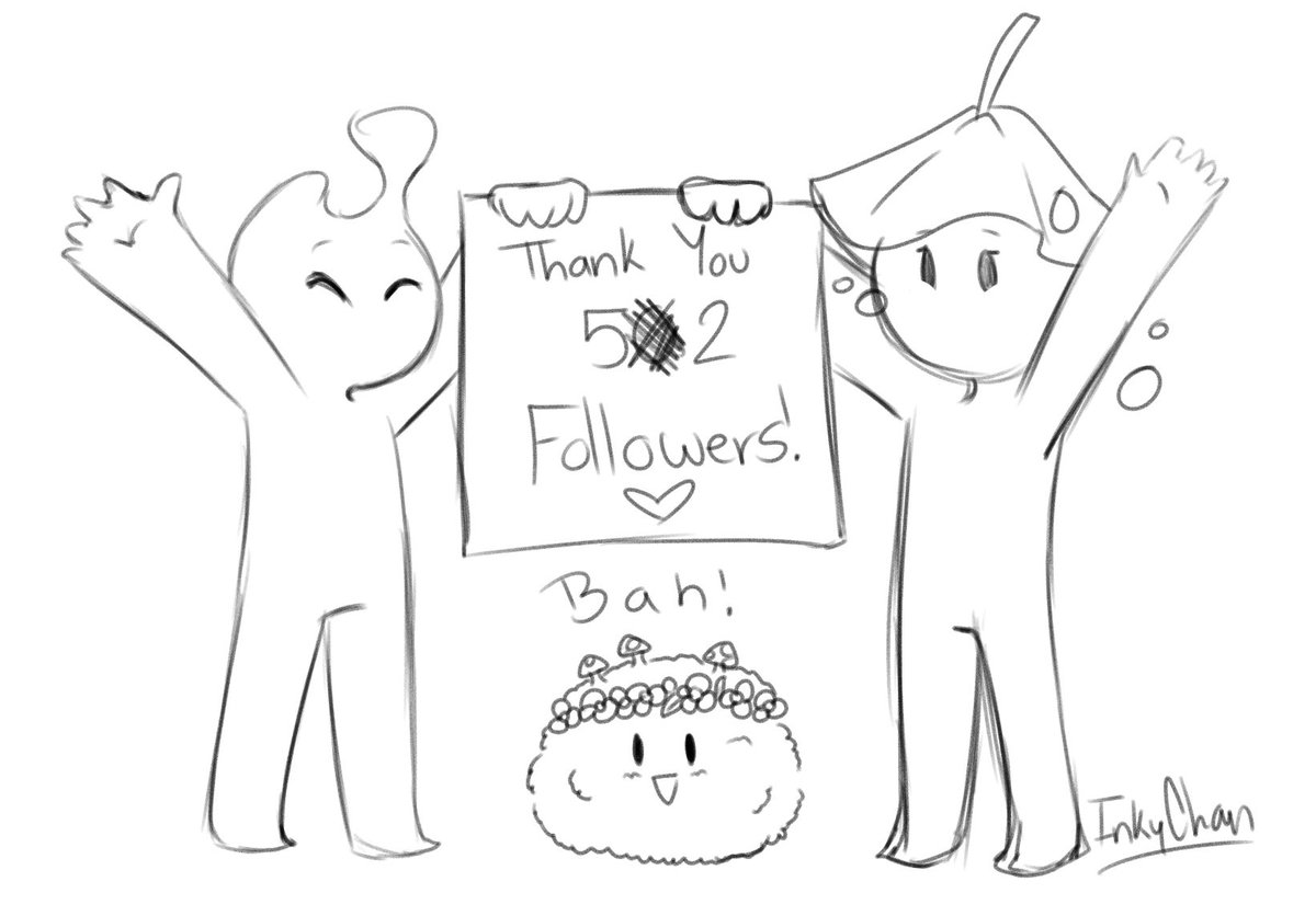 Inky_Chan_Art's tweet photo. I wanna say from my bottom of my heart thank you so much for 52 followers, I really appreciate it from y’all! ❤️ 

Even Bloby, Droplet and Mossy wanted to say thank you also!

#undertaleAU #Undertale_OC https://t.co/WtG207j95X