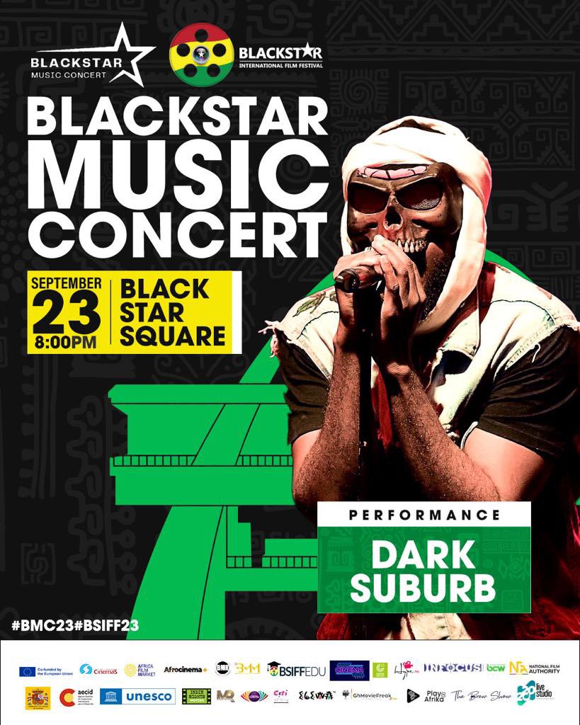 Skeleton szn at the BlackStar Music Concert this Saturday 🤟🏾.
Get your ticket and let’s rock!
#bsiff23 #darksuburb #rock #Ghana