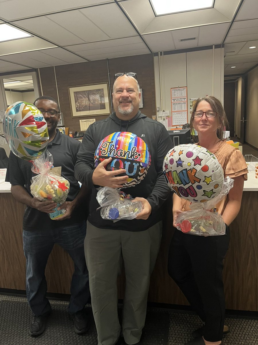 Happy IT professionals day to Beaver Falls’s crew John Cleckley, Rodney Bobin, and Melissa Chirchetti. They are the best!  #BFTIGERPRIDE
