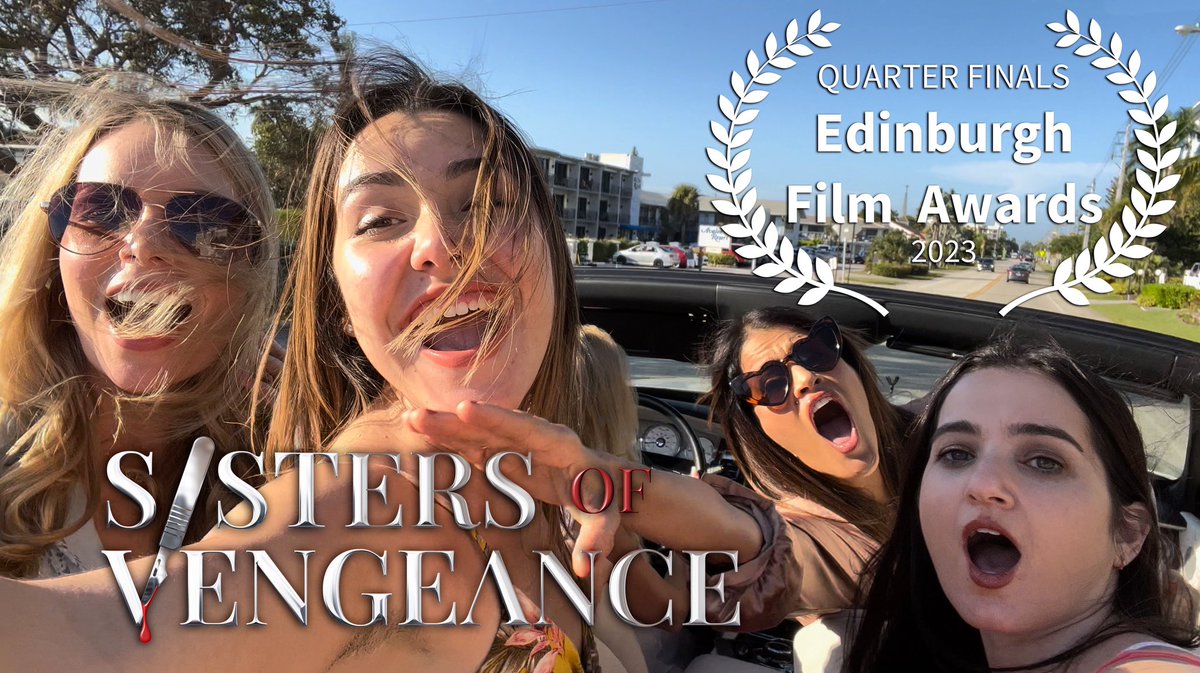sistersofveng's tweet photo. #SistersofVengeance is super proud to be a Quarter Finalist in the #EdinburghFilmAwards, in #Scotland. We look forward to sharing our message about ending #HumanTrafficking, the fastest growing crime in the world.

#sextrafficking #movie #edinburgh #unitedkingdom #uk #crime #film https://t.co/GGle9xqPt3