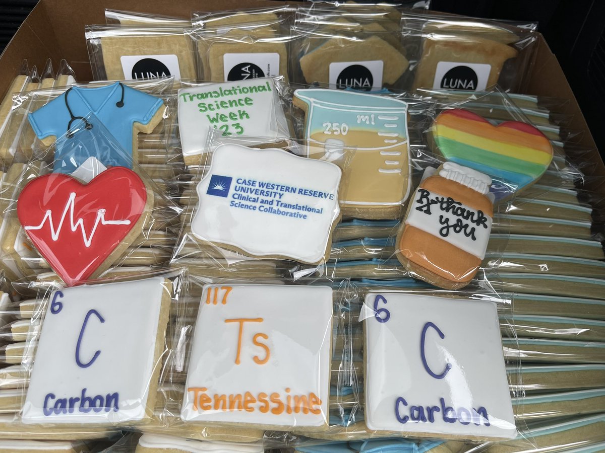CTSC_NorthernOH's tweet photo. Sneak peak: this is how we’ll thank our translational science workforce throughout the week! @LunaBakeryCafe @ncats_nih_gov @CCOS_CTSA #TSW2023 #publichealth #clinicalresearch #basicresearch #preclinicalresearch #clinicalimplementation #translationalscience https://t.co/6N7v8kTtNA