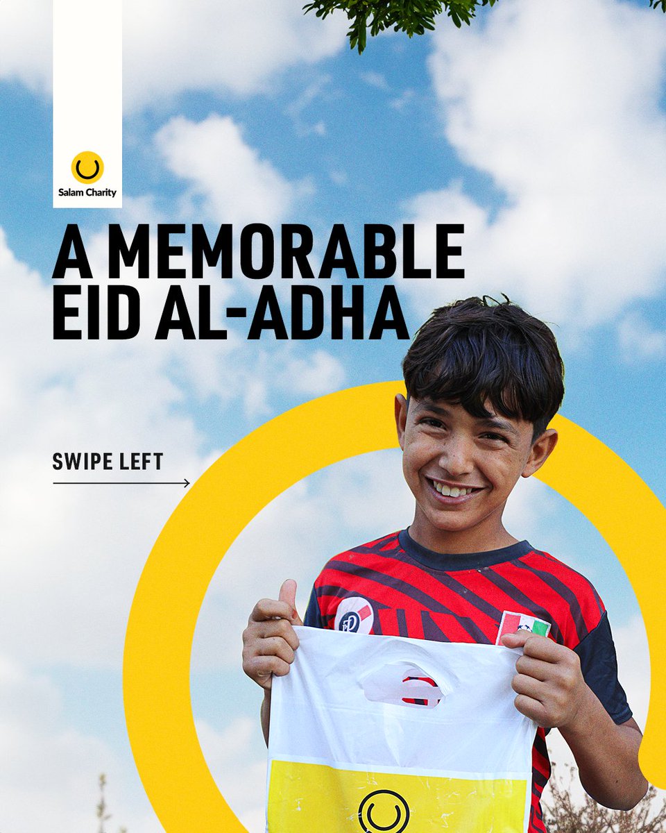 salamcharityuk's tweet image. Thanks to your generous support, this Eid-ul-Adha, we brought smiles to 538 families around the world. Your kindness made a lasting impact, bringing the joy of the holiday to those who needed it most.
#EidulAdhaMarket #EidSmiles #CommunityTogetherness #JoyfulCelebration