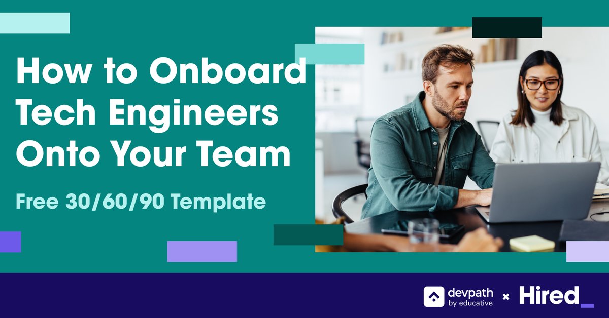 EducativeInc's tweet photo. Kickstart your team members with
β
Tips on enabling developer tools.
β
Setting clear communication expectations.
β
Building effective productivity metric frameworks.
Let us know what you learn!
#developerteams #Onboarding #HiredXEducative https://t.co/cudFScZklK