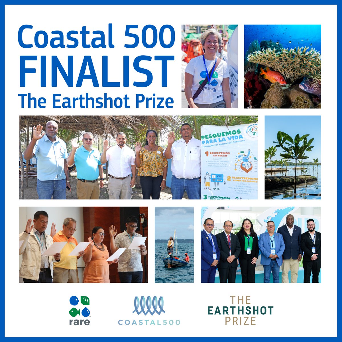 We helped launch the #Coastal500 network of local leaders committed to thriving coastal communities as a way to scale action for the ocean. Now, they are an <a href="/EarthshotPrize/">The Earthshot Prize</a> finalist! 

Congratulations to these local leaders!
Learn more:  bit.ly/3EGYDQG