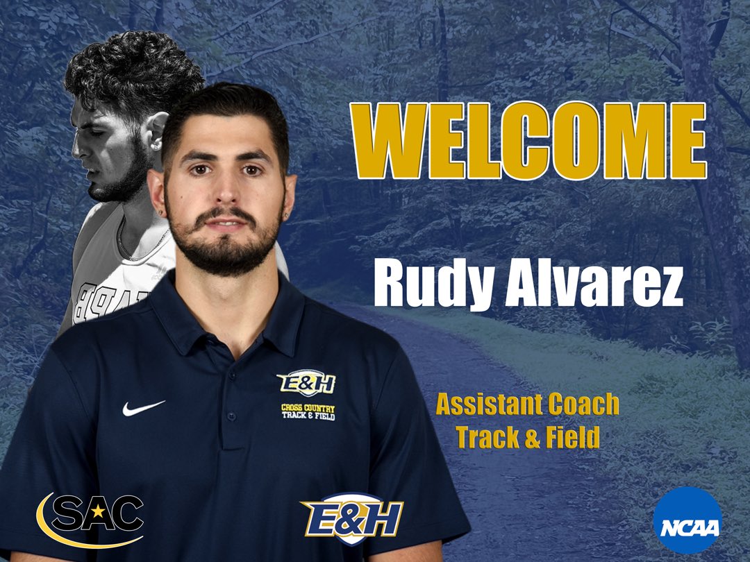 EmoryHenry_XCTF's tweet photo. We are excited to welcome Rudy Alvarez Armas to our E&H Track & Field staff Alvarez is working with our throwing and jumping athletes!
#GoWasps | #StingersUp | #BlueCollarGoldStandard | #EHCXCTNF | #MakeSACYours | #SACWTF | #SACMTF | #NCAAD2 https://t.co/AeTMhQqwRR