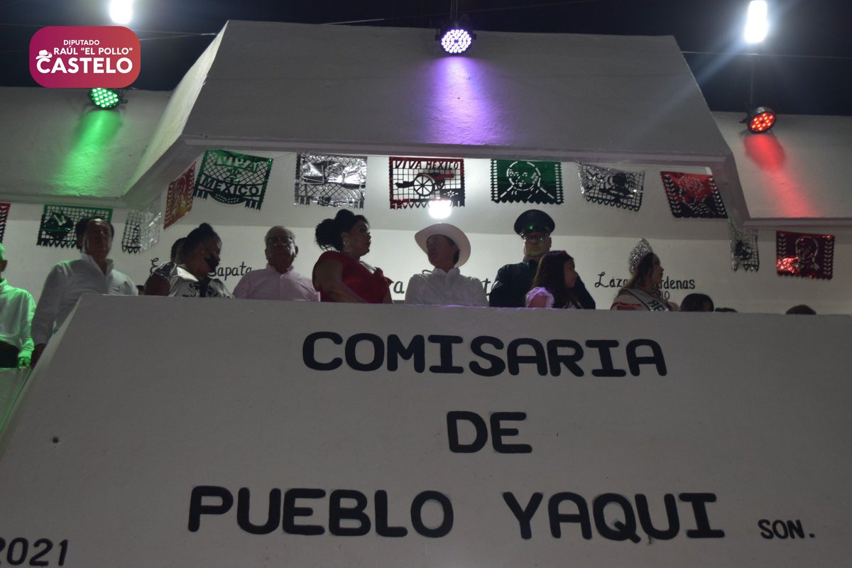 Ecos de la celebración del Grito de Independencia en la comisaría de Pueblo Yaqui Cajeme 🇲🇽

#diputadoelpollocastelo #AlfonsoDurazo #TenemosConQue #PuebloYaqui
