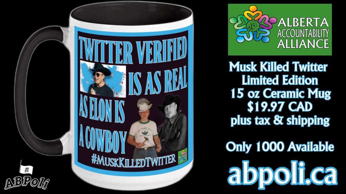Exclaim Embittered Your Xit to #ElonMusk on your way to #Bluesky With a Limited Edition #MuskKilledTwitter Mug $19.97 CAD plus tax & shipping All net profits after expenses benefit abpoli.substack.com abpoli.ca/product/ab-acc… #abpoli #ableg #abaccountability