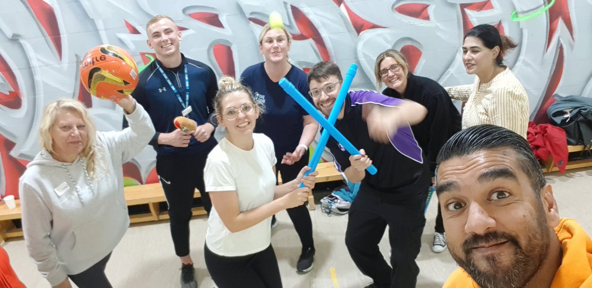 Brilliant session by @SGYorkshire. Multi Skills Activator course has given us some great new icebreakers and games to use in the community. Thanks to Ben, our tutor and also our willing participants