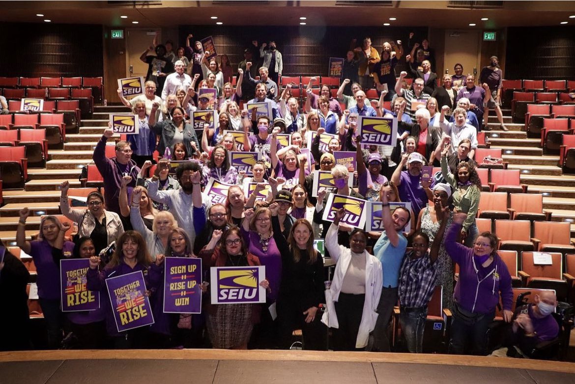 CIR/SEIU (@cirseiu) on Twitter photo CIR leader and <a href="/RFPU_NW/">Resident & Fellow Physician Union - Northwest</a> chapter President Dr. Claire Oduwo joined union workers across the state to participate in the SEIU Washington State Governor Forum!
We’re glad to have joined <a href="/SEIU/">SEIU</a> members for conversations with candidates on the needs of Washington workers. #UnionStrong CIR leader and <a href="/RFPU_NW/">Resident & Fellow Physician Union - Northwest</a> chapter President Dr. Claire Oduwo joined union workers across the state to participate in the SEIU Washington State Governor Forum!
We’re glad to have joined <a href="/SEIU/">SEIU</a> members for conversations with candidates on the needs of Washington workers. #UnionStrong
