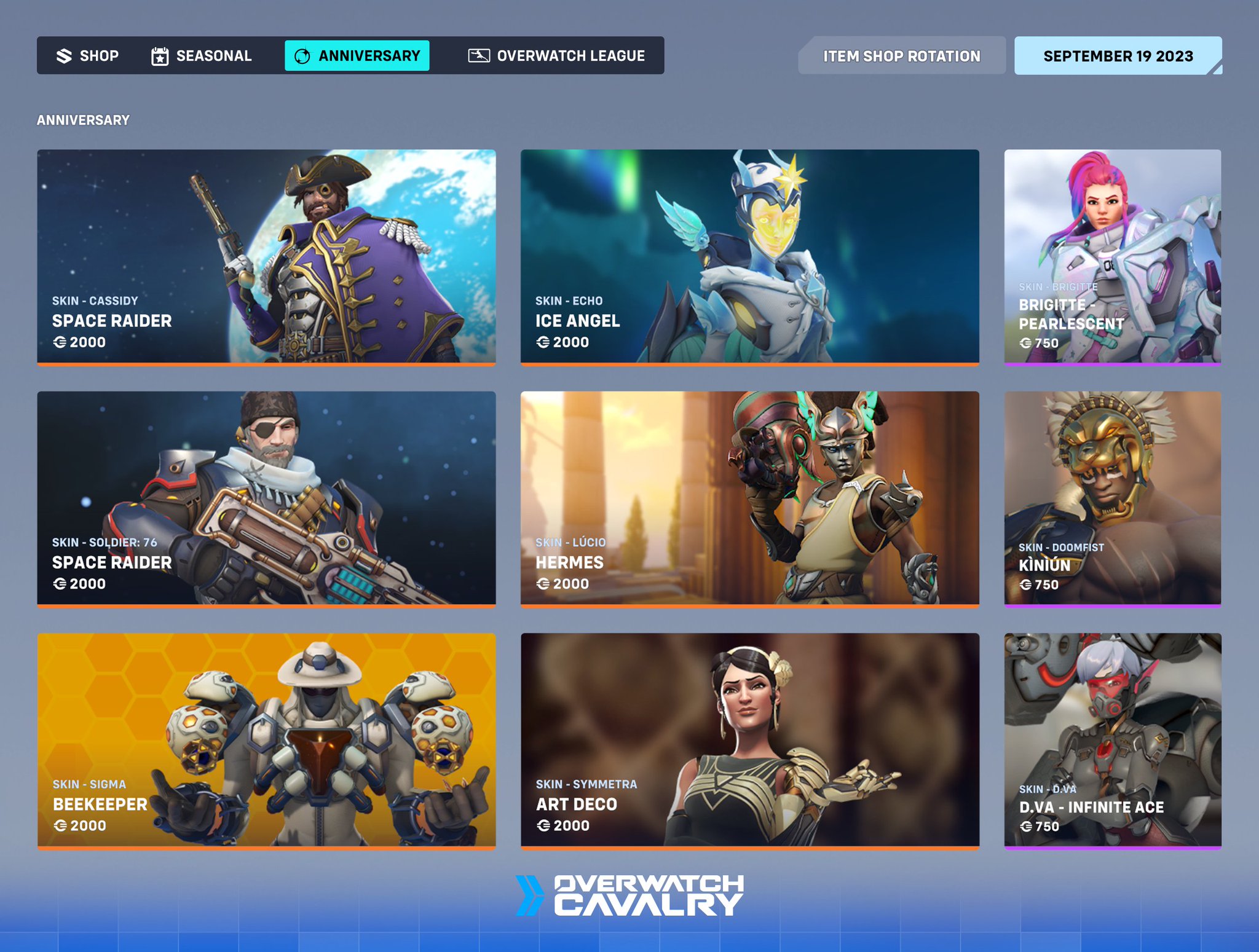 Overwatch Cavalry on X: Get a one-time thank you gift during