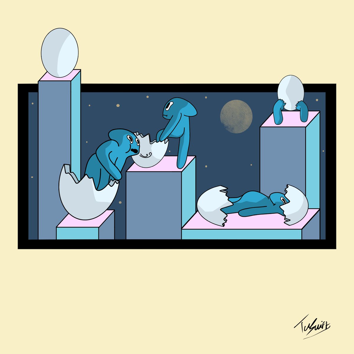 orcawalking's tweet photo. Fragility #illustlation #art #design #print https://t.co/b9SLCj7DAF