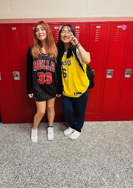 It’s JERSEY DAY here at PV &amp; it’s Mrs. Jeter-Brown rocking her father-in-law Boyd Brown Jr’s ACTUAL DENVER BRONCOS GAME DAY JERSEY from the ‘70s FOR US! 🤯 #SpiritWeek 🤩
