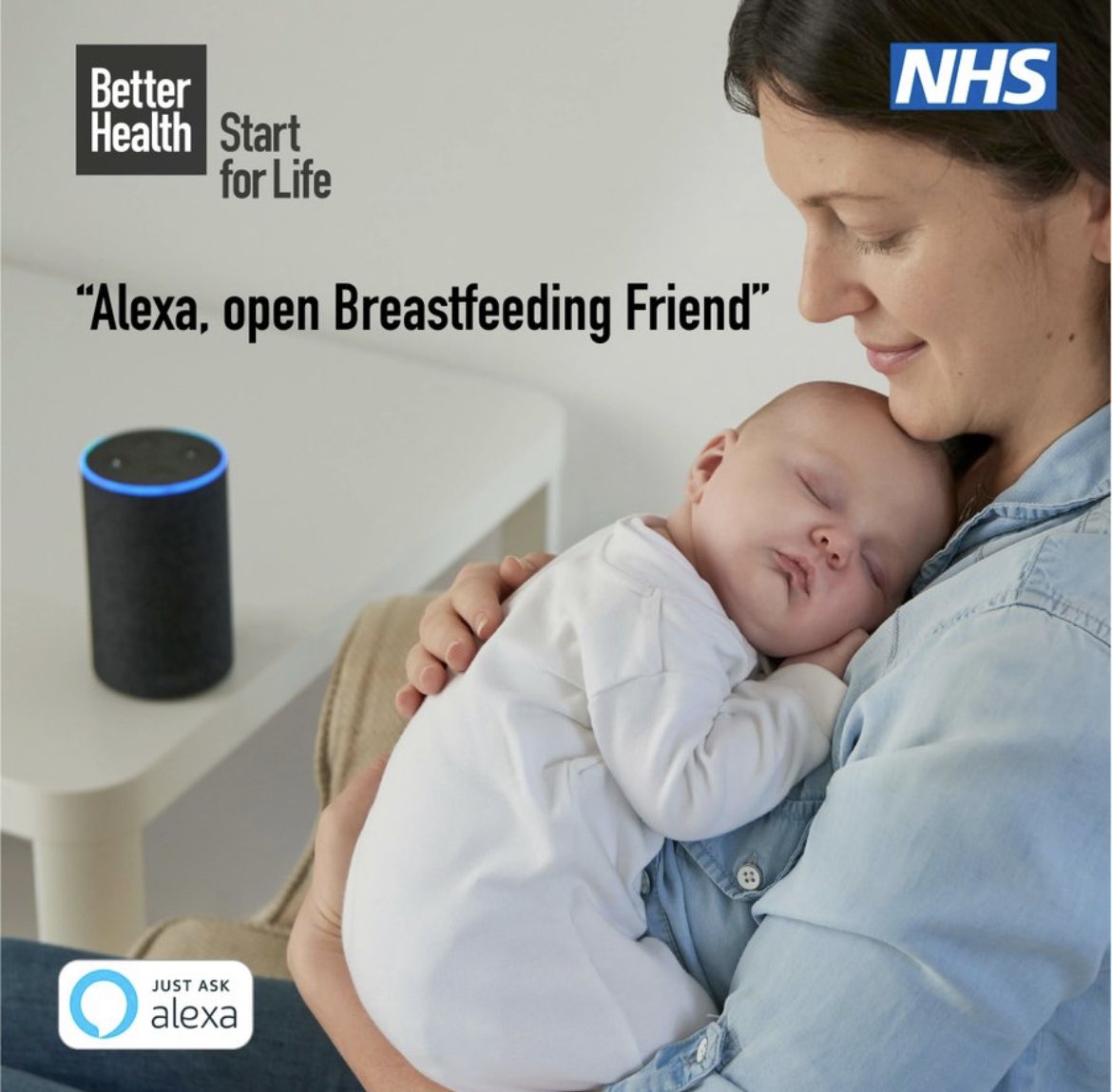 It’s #NationalBreastfeedingWeek 🤱🏿🤱🏽🤱🏼
Did you know there is a Breastfeeding Friend support tool, available on Amazon Alexa. Breastfeeding questions answered and NHS approved advice 24/7