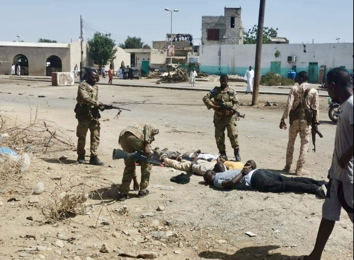 Tom_Rhodes_'s tweet photo. As a civilian in Sudan, either warring party can accuse you of supporting the other - many are falsely detained on this accusation.
There are 44 RSF and 8 SAF-controlled detention centers in Khartoum. While some people are released, some never make it out.
https://t.co/Yfygd6Ka6E https://t.co/NdFBBAsIgA