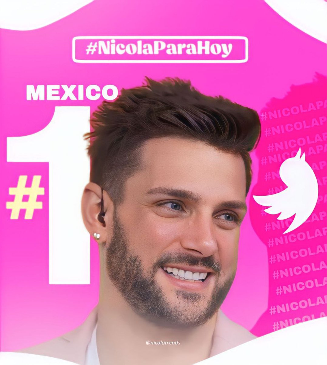 nicolatrends's tweet photo. ¡UN LOGRO MÁS! 🥳👏🏼

Llegamos al puesto #1 de tendencias en México con el hashtag #NicolaParaHoy 
8K más de la meta inicial 🔥

Esperamos que @programa_hoy escuche nuestras peticiones 👀 https://t.co/KsRRJYPdH2