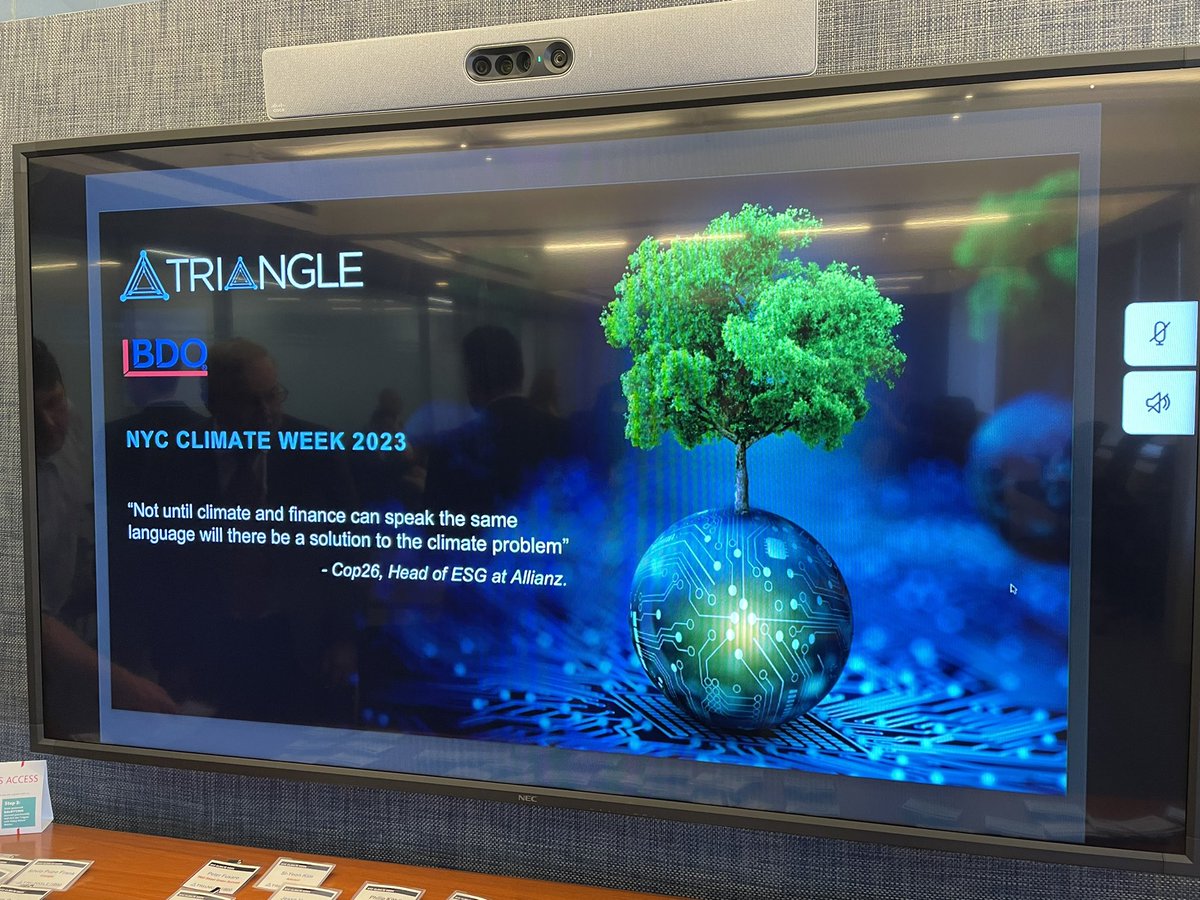 #LetsgoGary Climate and finance need to speak the same language to scale risk management solutions #ClimateWeekNYC