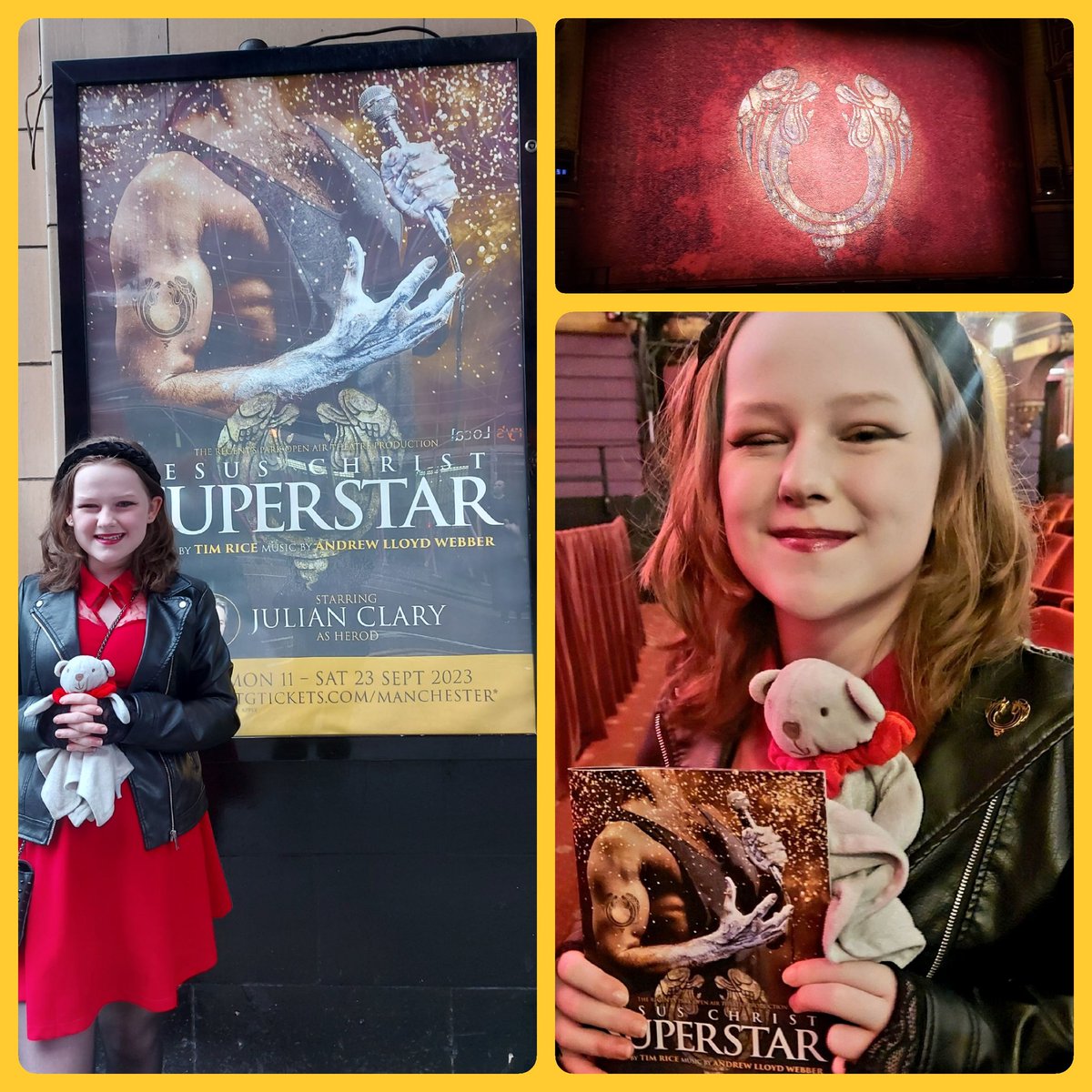 What's the Buzz??? We are at @JCSTheMusical Christ Superstar tonight!!! ✝️🌟🎭

#AshleighAlexandra 
#JCSUKTour
#theatrekid