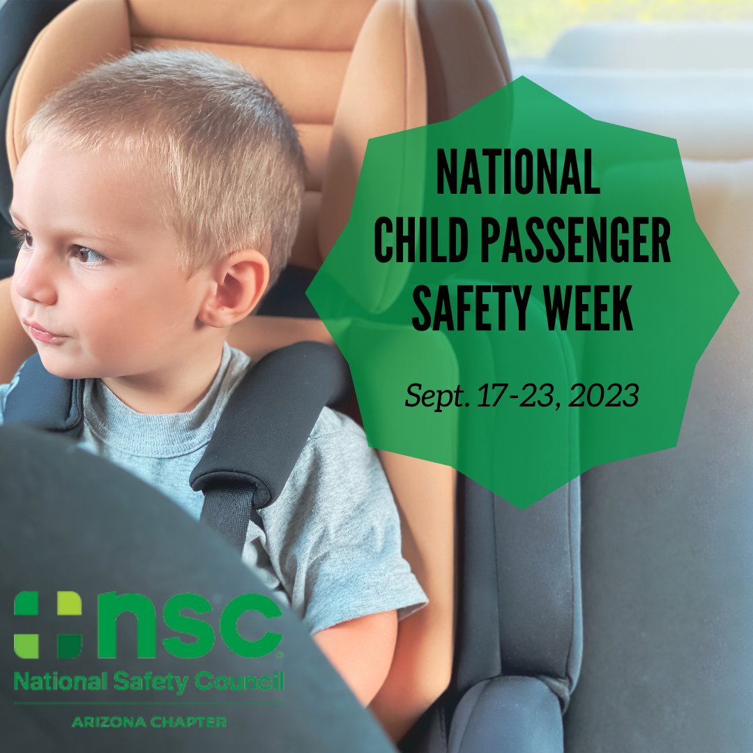 ACNSC's tweet photo. #NationalSeatCheckSaturday  September 23, 2023. 

Whether you’ve just installed a car seat or need help installing or using one, get help at a car seat inspection station near you. 

Know your child is buckled in safely while you travel. 👶🧒👧

#NationalChildPassengerSafetyWeek https://t.co/bt72BYpdKA