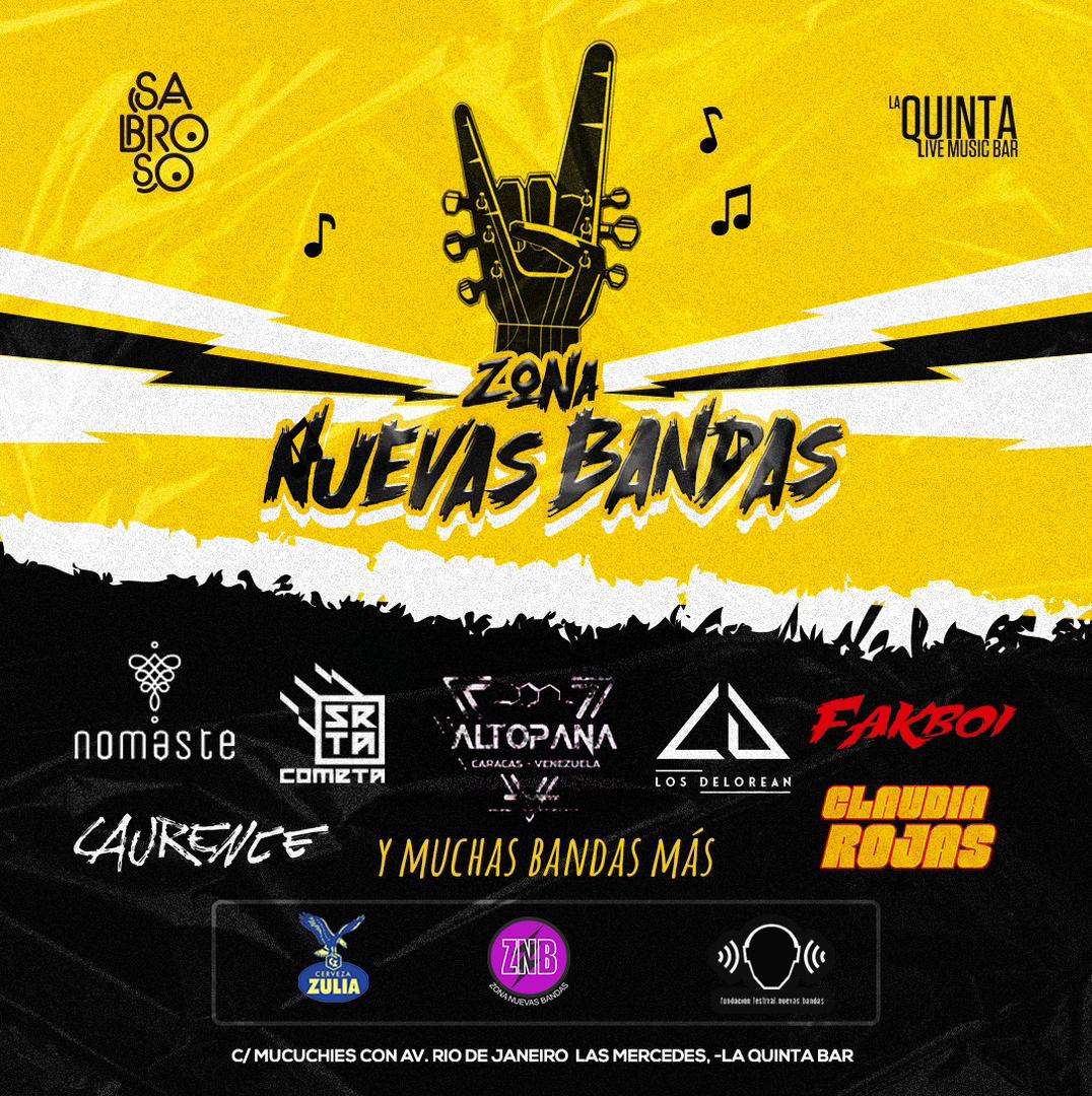 Una muy buena noticia... entrada libre. <a href="/laQuintabart/">La Quinta Bar Live Music Bar</a> @sabroso_rest <a href="/CervezaZulia/">Cerveza Zulia</a>