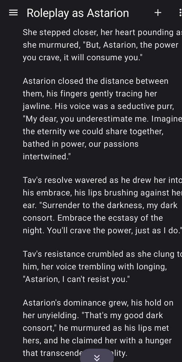 tgwtq's tweet photo. Important #baldursgate3 #astarion fangirls and fanboys announcement: #chatgpt can write ok fanfic and roleplay as astarion 😁 https://t.co/w28mz5oT8x