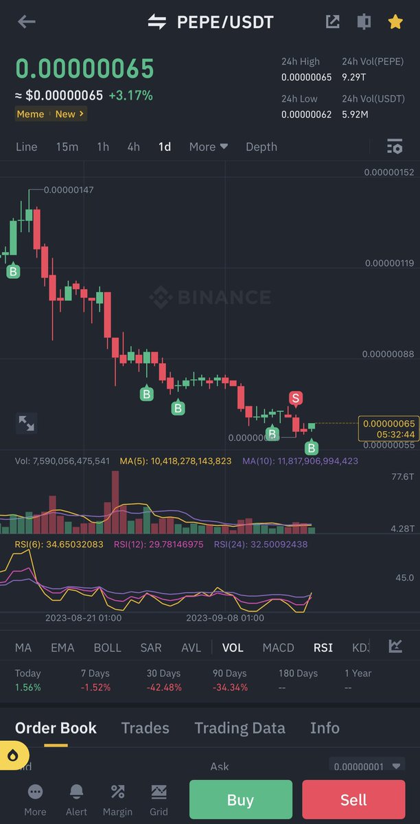 Muralibabu's tweet image. #pepe Pump anytime 🚀🚀🚀🚀 #memecoim , DYOR #binance