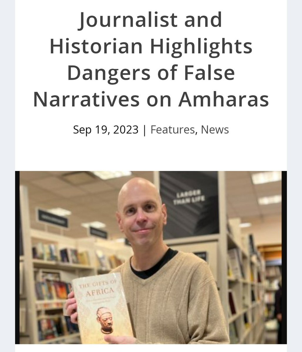 MUST READ: Internationally acclaimed journalist, author and historian Jeff Pearce (<a href="/jeffpropulsion/">Jeff Pearce</a>) underscores the necessity for a more accurate and nuanced comprehension of #Ethiopia’s complex history and ethnic diversity to address the ongoing crisis, and prevent further