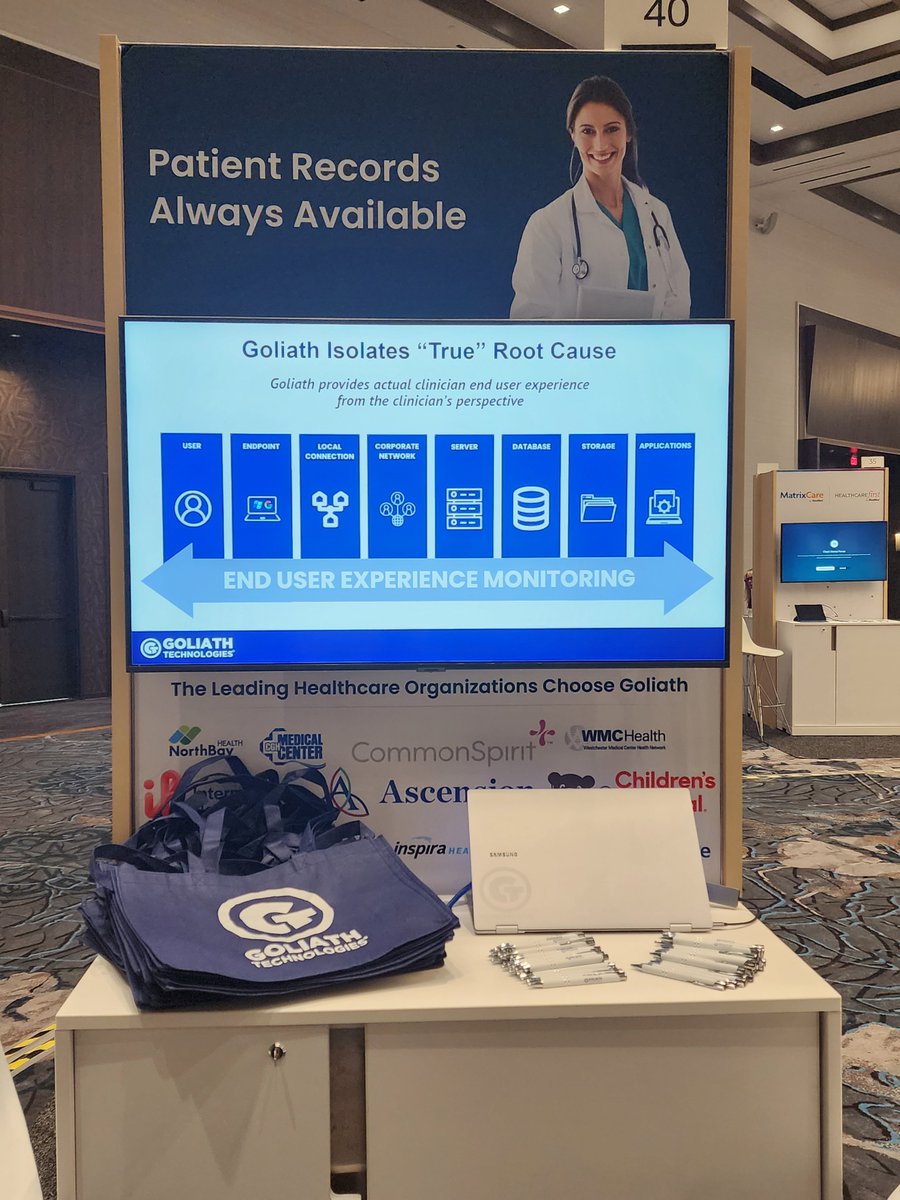 GoliathSolution's tweet image. If you're at the Oracle Health Conference, stop by booth #40 and say hi to the G-Team! We help health systems improve availability, performance, and reliability of Cerner Millennium.
#OracleHC #Cerner #OHC23 #HealthIT
