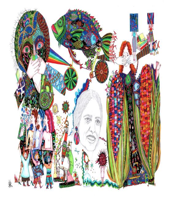 UofT_IHPST's tweet photo. Fri and Sat, Sept. 22-23 all are welcome to attend a workshop celebrating the groundbreaking work of Evelyn Fox-Keller. Join us for an engaging discussion! Full program here: https://t.co/erjKhdG1R9 #workshop #EvelynFoxKeller #IHPST #womeninscience artwork by @anatzeligowski https://t.co/R5rnSMMi6n